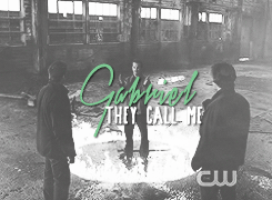 flowercrownyuriarchive:  spn memesix side characters → 1/6 gabriel &ldquo;Damn
