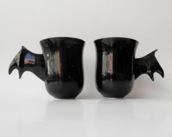 kelcipher:  Cute bat wing mugs on Etsy. https://www.etsy.com/