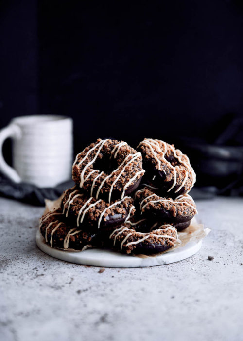 foodffs: MOCHA CRUNCH DONUTS Really nice recipes. Every hour. Show me what you cooked!