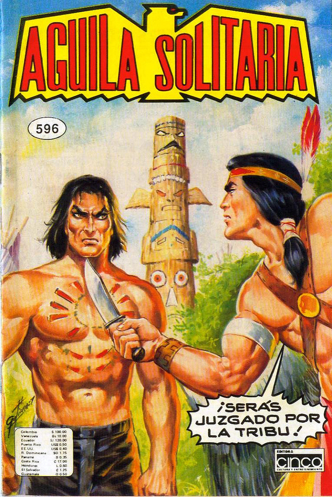 Not Pulp Covers — Portada Comics. Aguila Solitaria. Cinco 596...