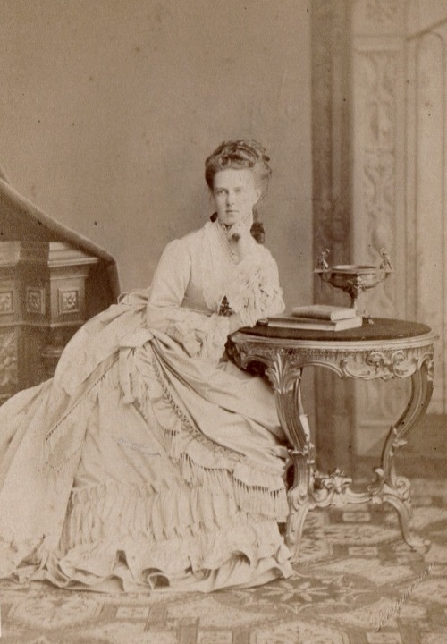 carolathhabsburg:Grand Duchess Maria Alexandrovna of Russia, later Duchess of Edinburgh. Mids 1870s