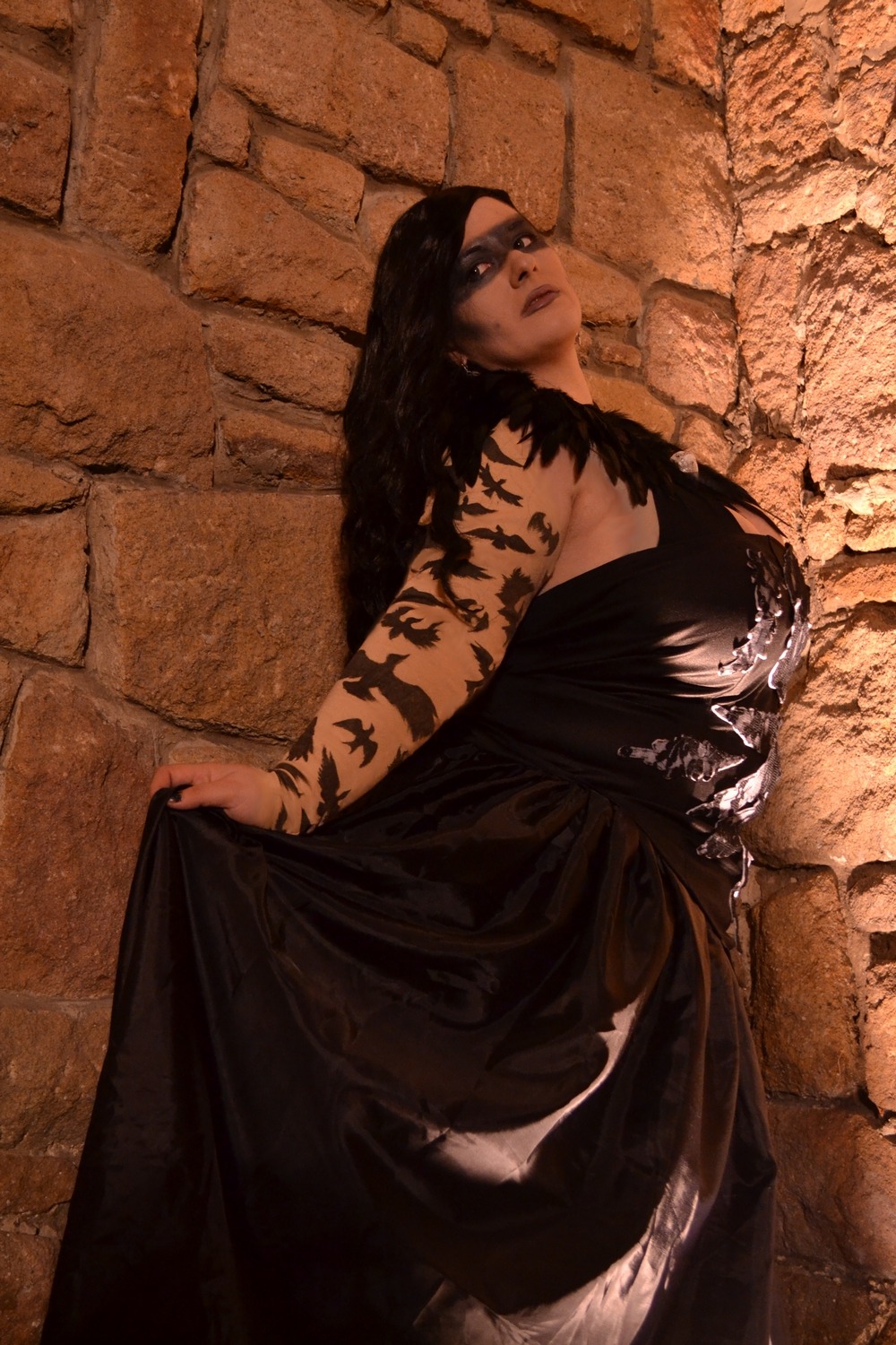 eridaniella:  I was the Morrigan from The wicked + the divine for Halloween this