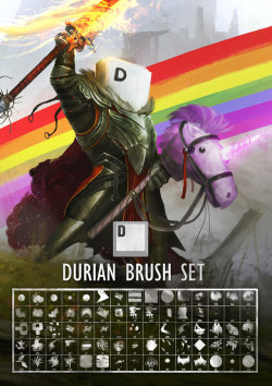 drawingden:Durian Brushes by theDURRRRIAN