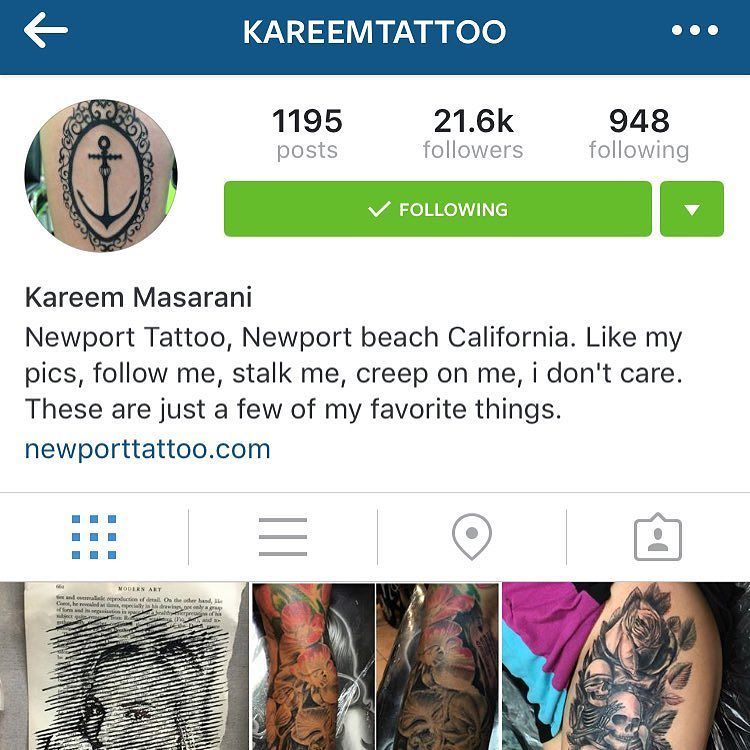 You guys should check out @kareemtattoo he&rsquo;s currently working on turning