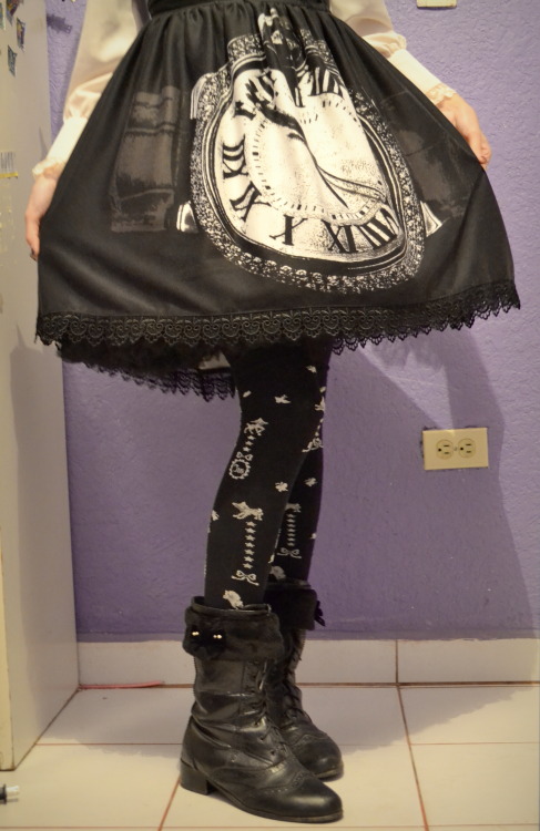 vengeanceofaporcelaindoll:  I was sick for two weeks, and I get really depressed if I don’t wear lolita often so I wore this to celebrate my sister’s birthday. (I still can’t go out so all the photos were taken inside r.r)