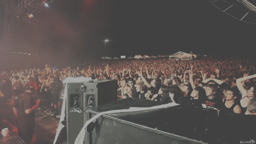decimat0r:  Parkway Drive Stage Dive[x] 