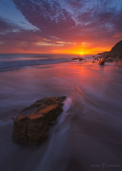 The Final Glow by Michael Shainblum on 500px ~ Santa Barbara, California