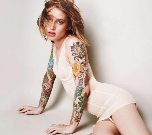 Latest Tattoo Designs and Babes with New Tattooes
