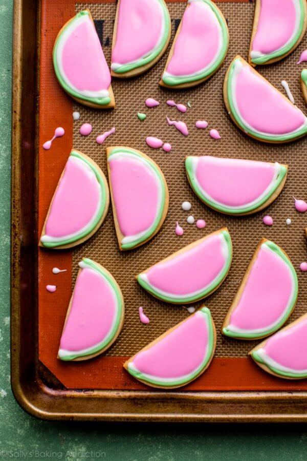 sweetoothgirl: Watermelon Sugar Cookies