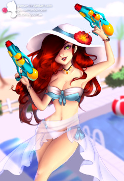 Pool Party Miss Fortune! By Gumae 