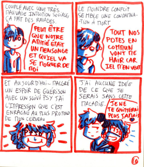 Une BD importante pour moi pour parler de (mon) PTSD/SSPT.(Sorry for english readers, I did’nt made 