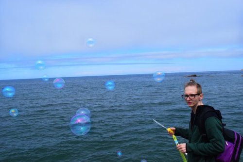 Bubbles at the BeachLittle Presque Isle June 25th