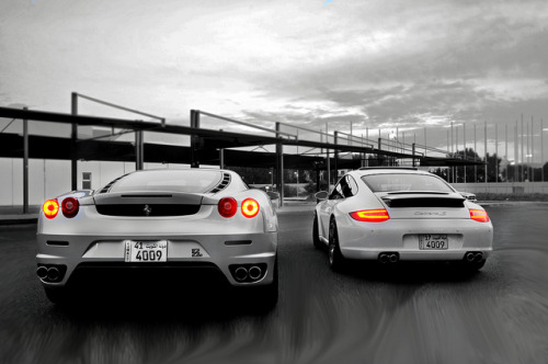 Sex marclipsedge:  Ferrari VS Porsche by Saad pictures