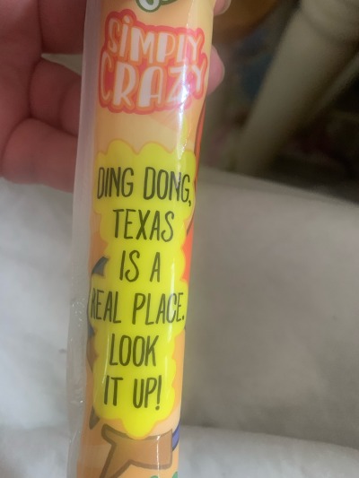 issamomma:issamomma:So uuuuhhhh…got my daughter a yogurt this morning and learned something new. Guys I just realized they meant there’s a city in Texas called Ding Dong. I thought the people at GoGurt were really like, “DING DONG! WAKE UP SHEEPLE.