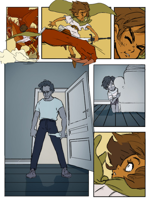 thenamesmadlibbs:  Born to Fight A short comic I made.   