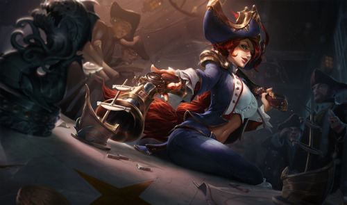 aurelion-solar: Updated Miss Fortune Skin Splash Art! Mafia, Cowgirl, Road Warrior, Secret Agent, Candy Cane, Waterloo 