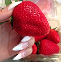 sadgirl2003:  It’s too bad I’m allergic to strawberries but these were really pretty. 