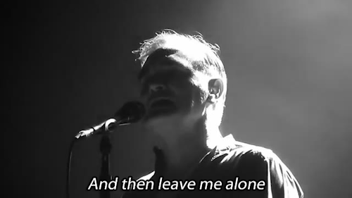 suckmycoxon:Morrissey - Asleep (Live at Ultrecht, 2014)