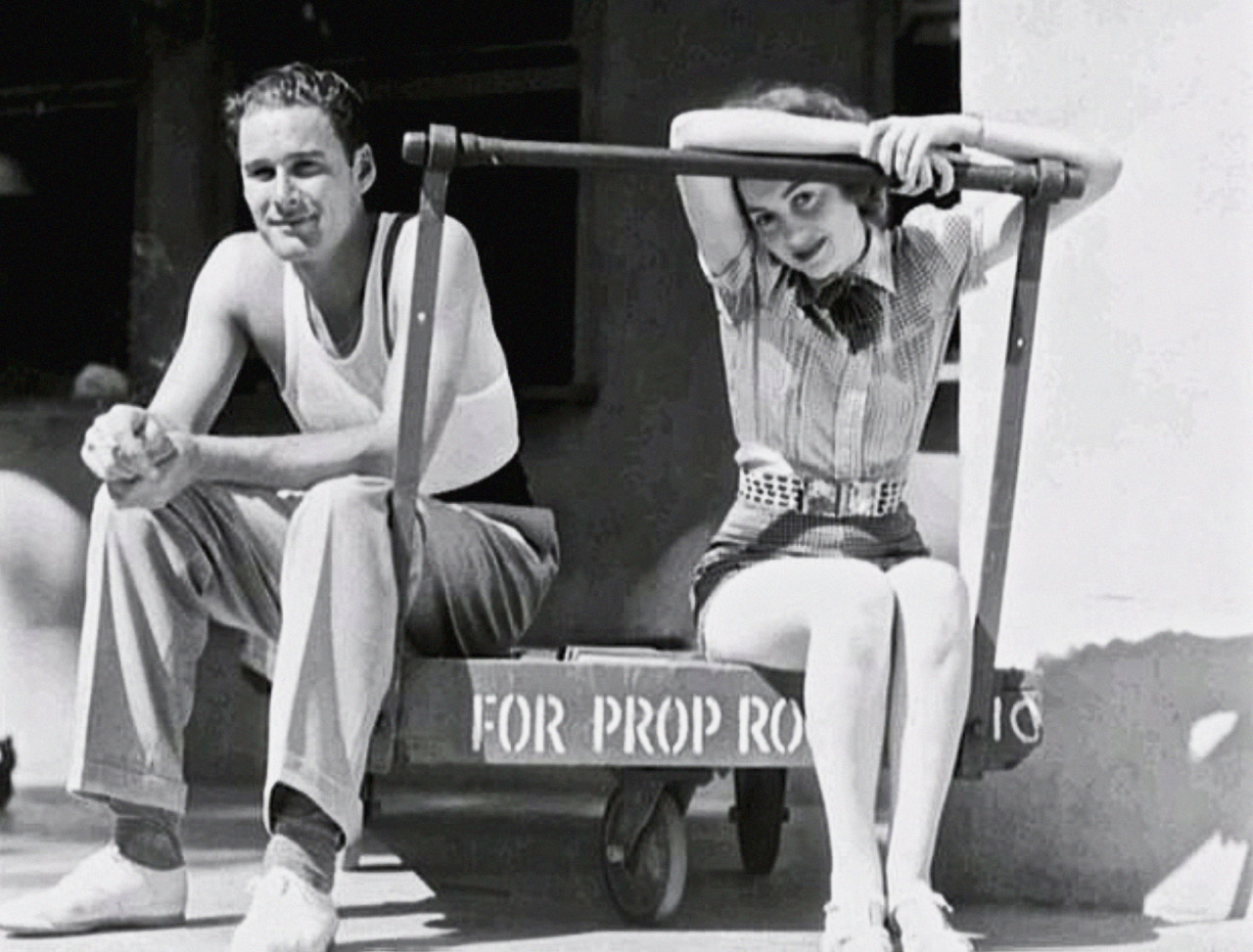 donnareeds-blog:  Errol Flynn &amp; Olivia de Havilland, 1938. 