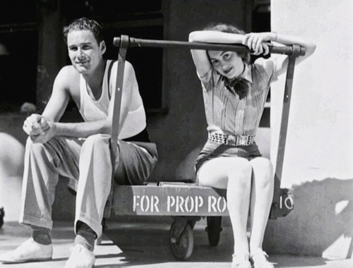 donnareeds:  Errol Flynn & Olivia de Havilland, 1938. 
