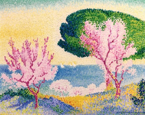 goodreadss:Pink Spring by Henri-Edmond CrossThe Pink House by Henri-Edmond Cross