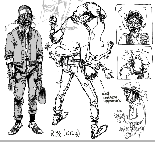 savedchicken:They may be rough but I wanted to post a few of my character workings for Earworm.  I l