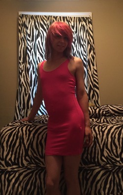 crossdressingprincess:  Pink dress