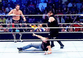 mithen-gifs-wrestling: Kevin Owens:  [SKANKS SARCASTICALLY] Me: What a world we