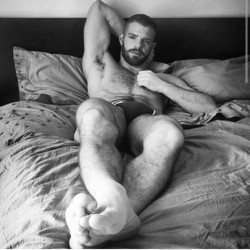 sexybeardbr:  Bed. #BARBADO #underwear #bulge