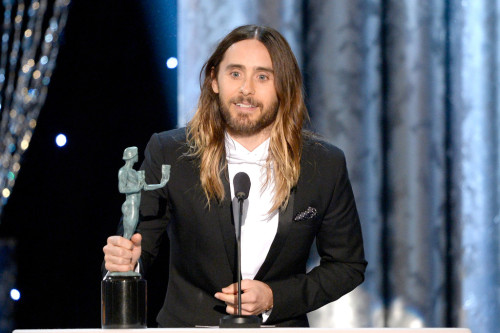 frenchmontanicure:queensoucouyant:fuck-yeah-jared-leto:HQ 20th Annual Screen Actors Guild Awards, LA