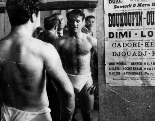 French pied noir boxer Marcel Cerdan, né Sidi del Abbès, who was Edith Piaf’s great love and died tr