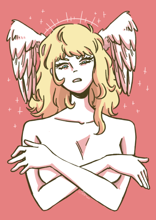 kiibokart: angels be like “be not afraid sexy aha”