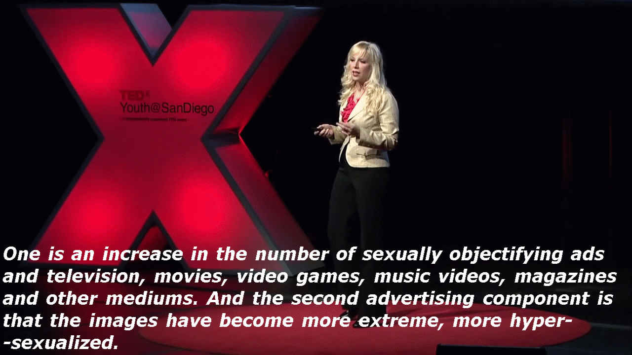 exgynocraticgrrl-archive-deacti:  The Sexy Lie, Caroline Heldman at TEDxYouth@SanDiego