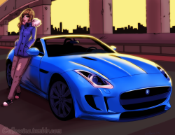 caffeccino:  A Jaguar F-Type and Cappuccino