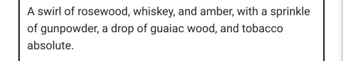 Ooh, Ok, Let's See. Just From Appearances, I Went With Rum And Gunpowder. Dark, Smokey Scents Work Well