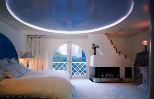 archiveofaffinities:Frank O. Gehry &amp; Associates, Wosk Residence, Bedroom, Beverly Hills, Cal