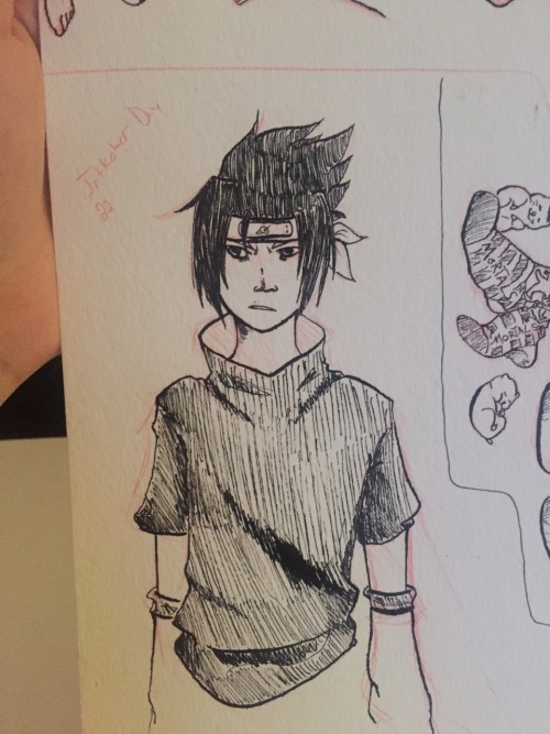 imthenamikazescion: Inktober day 22: Sasuke Uchiha@gothcosmos told me to do this for @realityrewind 