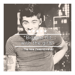 :  Zayn Malik, ladies and gentlemen! 