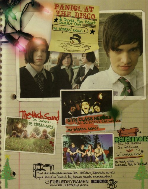 tyvs:panic! at the disco in an old issue of AP