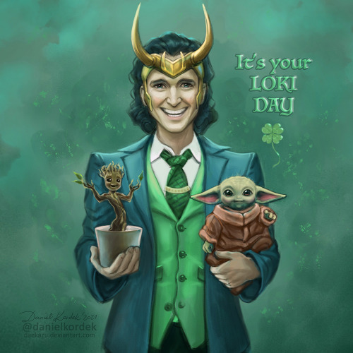 Happy St. Patrick’s Day!(From Loki, Groot, Grogu and me!)