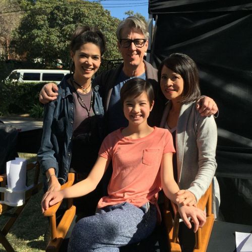 Wow!  Here’s an Andi Mack shocker from Lauren Tom today.  She revealed Alan Ruck played Ham Mack in 