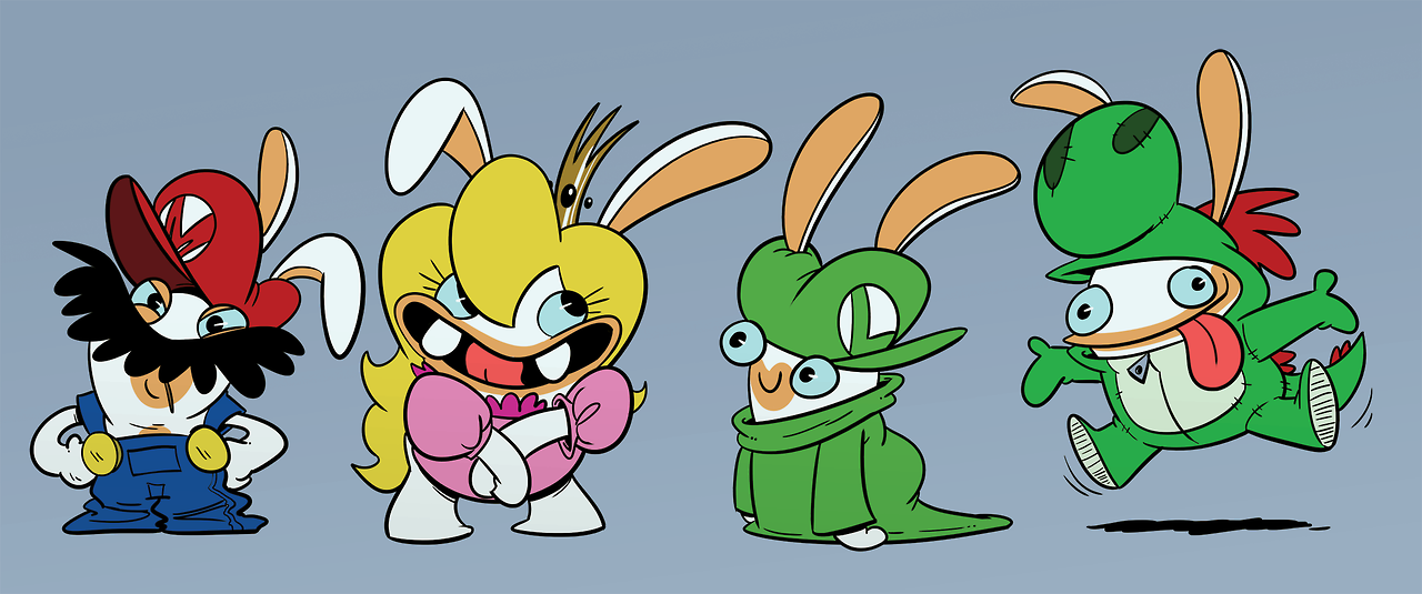 beapeabear:Drew some Mario Rabbids.