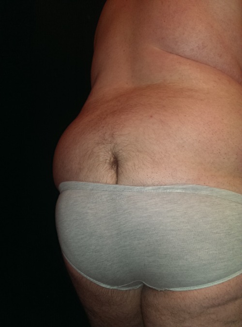 underwearcub:  Me in some tight bikini breifs per a follower request. Enjoy! Send me your ideas! Submit your pics! And message me on kik: UndiesCub 