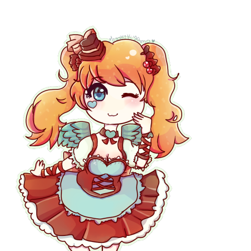misakikiyama:  Fanarts of Sahicko Tanaka and Jenniffer from Love Live SIF.