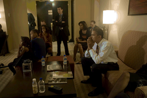 cocos-thoughts:  babycakesbriauna:  torisoulphoenix:  stayingwoke:  Throwback, to when Obama won the election in 2008.  My President took the race seriously.  It isn’t a game. The pictures with him and Michelle’s mom sitting on that sofa really stood