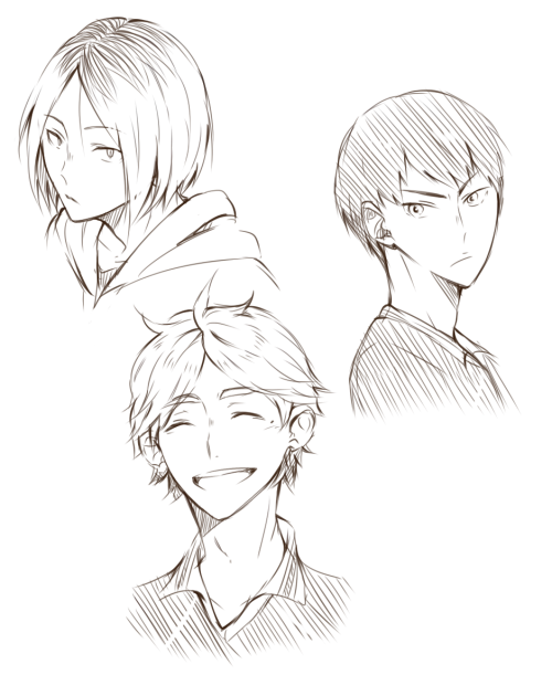 shaachii: haikyuu!! doodles from twitter!!!