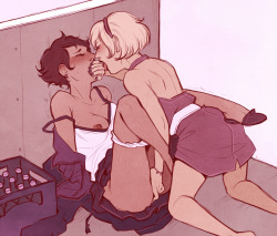 ectobuttoligist: ivalisian:  i swear i was going for a cute and worksafe summer party thing…oh well [x]  