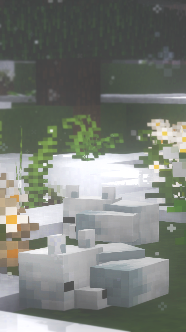 Minecraft Aesthetic — cute fox wallpapers 🦊🤍