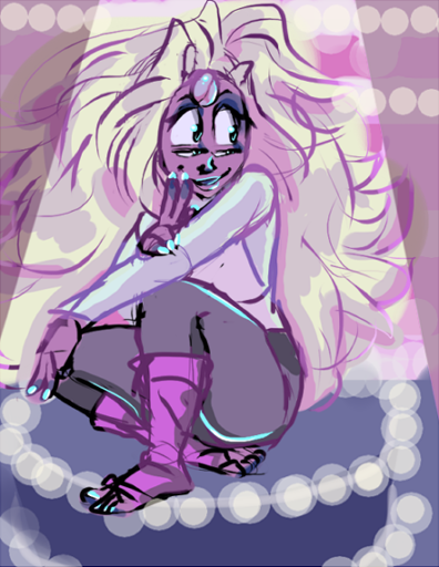 feldsp-art:  RAINBOW QUARTZ WARM UP    👀    👀  