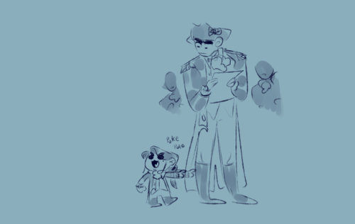 sleepyeule:Gremlin!Alex series(???): Meeting GWash!he touched the general